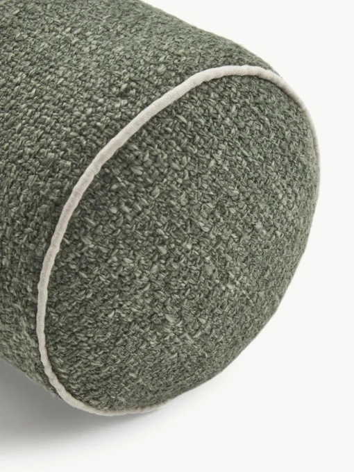 Bouclé-Nackenrolle Aya mit Kederumrandung