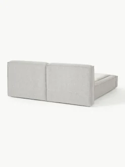 Bouclé-Polsterbett Lennon mit Stauraum