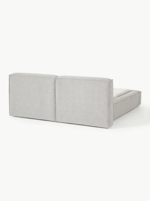 Bouclé-Polsterbett Lennon mit Stauraum