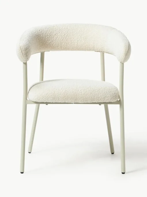 Bouclé-Polsterstühle Thiago, 2 Stück