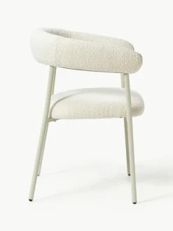 Bouclé-Polsterstühle Thiago, 2 Stück