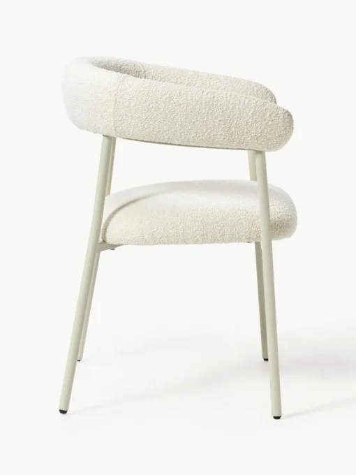 Bouclé-Polsterstühle Thiago, 2 Stück