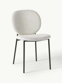 Bouclé-Polsterstühle Ulrica, 2 Stück