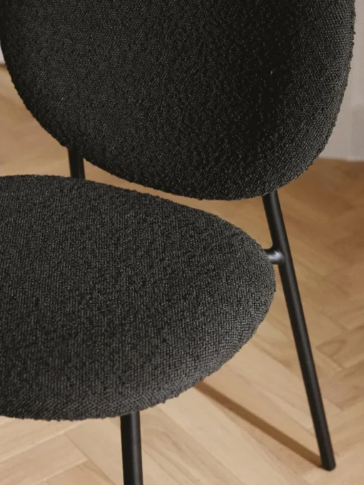 Bouclé-Polsterstühle Ulrica, 2 Stück