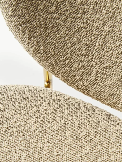 Bouclé-Polsterstühle Ulrica, 2 Stück