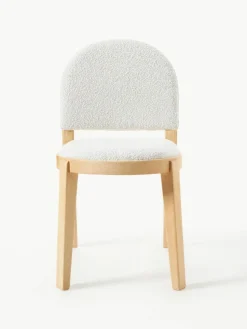 Bouclé-Polsterstuhl Neelia