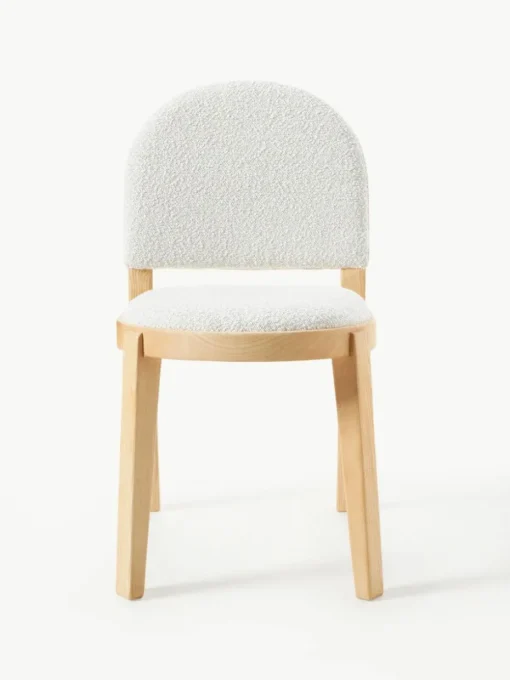 Bouclé-Polsterstuhl Neelia