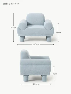 Bouclé-Sessel Lilo