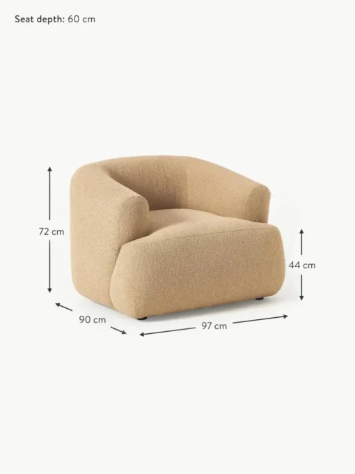 Bouclé-Sessel Sofia