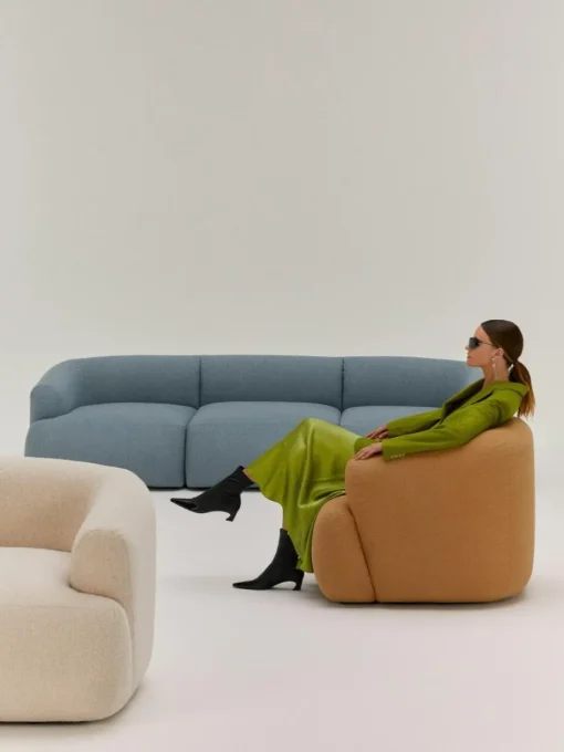 Bouclé-Sessel Sofia