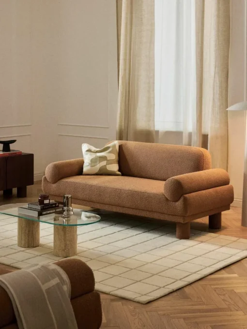 Bouclé-Sofa Lilo (2-Sitzer)