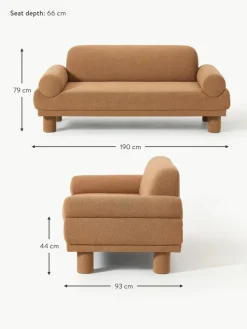 Bouclé-Sofa Lilo (2-Sitzer)