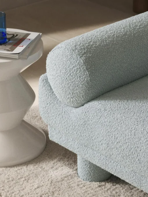 Bouclé-Sofa Lilo (3-Sitzer)