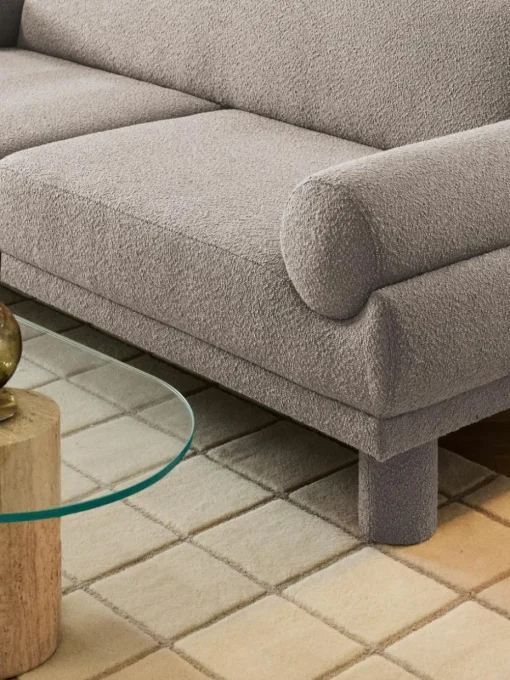 Bouclé-Sofa Lilo (3-Sitzer)