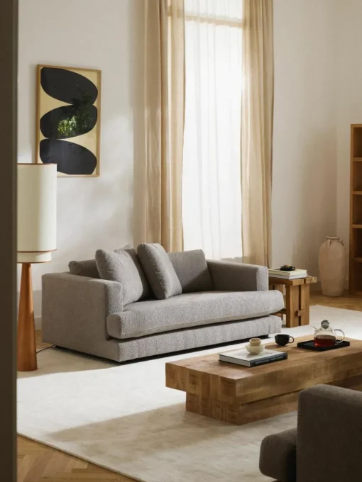 Bouclé-Sofa Tribeca (2-Sitzer)