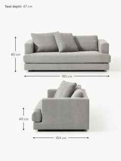 Bouclé-Sofa Tribeca (2-Sitzer)