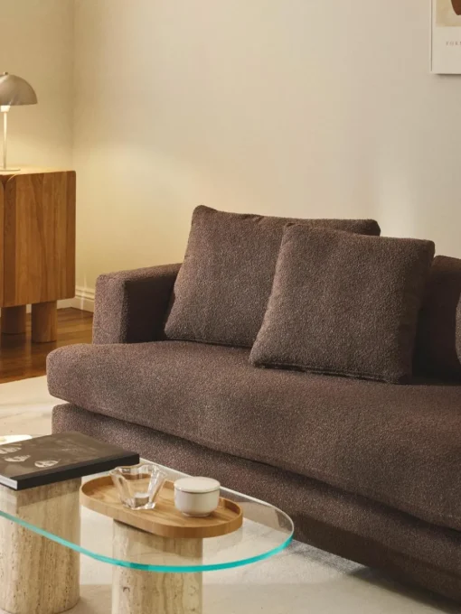 Bouclé-Sofa Tribeca (2-Sitzer)