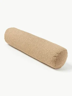 Bouclé-Sofa-Nackenrolle Sofia