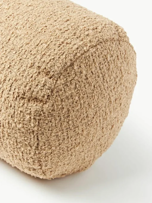 Bouclé-Sofa-Nackenrolle Sofia