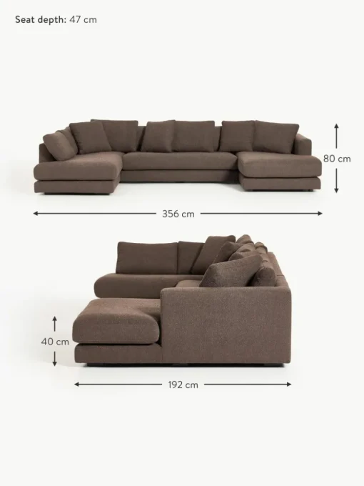 Bouclé-Wohnlandschaft Tribeca