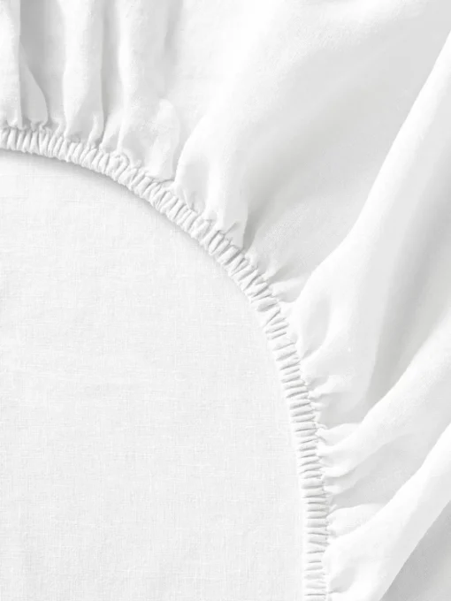 Boxspring-Spannbettlaken Airy, gewaschenes Leinen