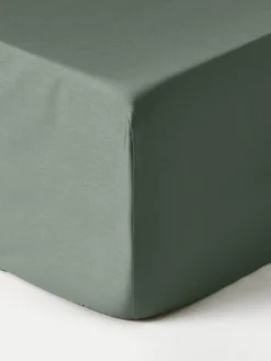Boxspring-Spannbettlaken Premium, Baumwollsatin