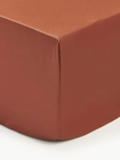 Boxspring-Spannbettlaken Premium, Baumwollsatin