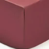Boxspring-Spannbettlaken Premium, Baumwollsatin