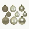 Bruchfeste Weihnachtskugeln Mona, 30er-Set