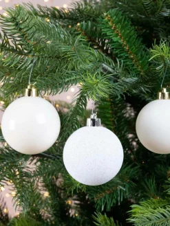 Bruchfeste Weihnachtskugeln Mona, 30er-Set
