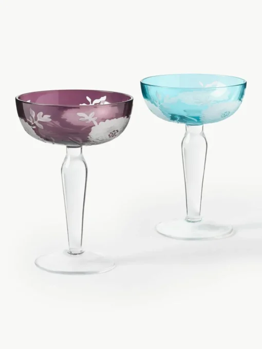 Champagnerschalen Peony, 6er-Set