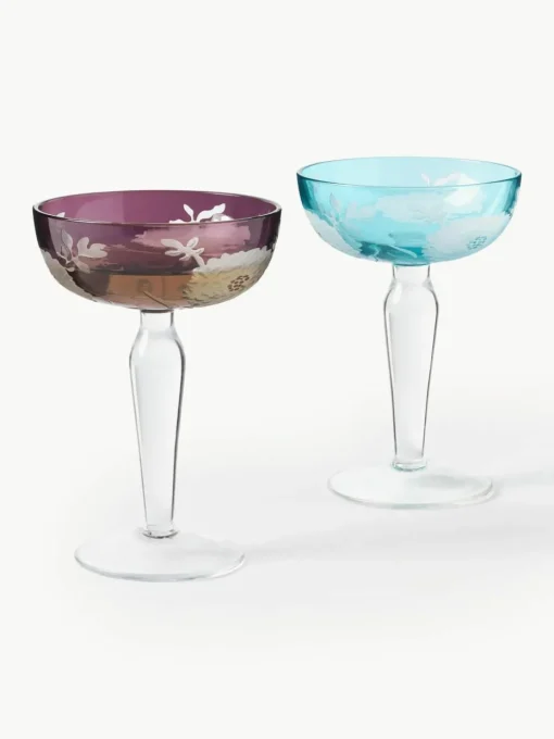 Champagnerschalen Peony, 6er-Set