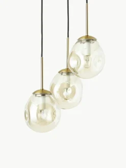Cluster-Pendelleuchte Amora aus Glas