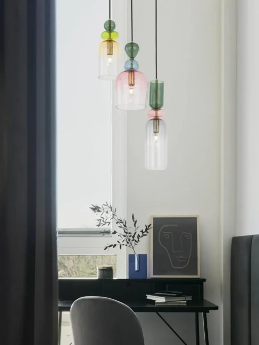Cluster-Pendelleuchte Murano