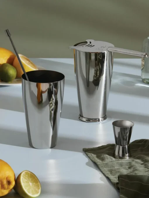 Cocktail-Set Lunar Eclipse aus Edelstahl, 5er-Set