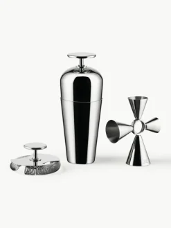 Cocktail-Set Parisienne aus Edelstahl, 3er-Set