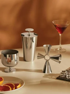 Cocktail-Set Parisienne aus Edelstahl, 3er-Set