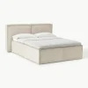 Cord-Boxspringbett Lennon