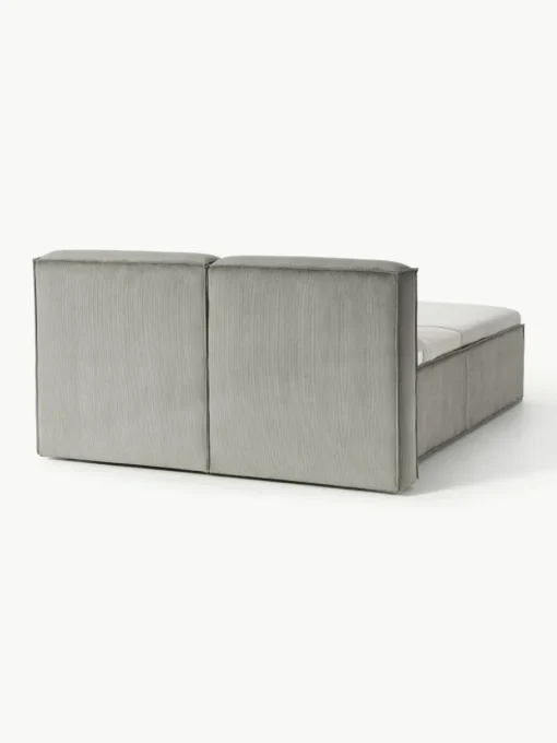 Cord-Boxspringbett Lennon