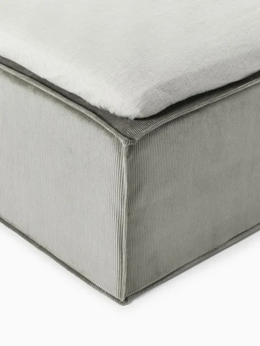 Cord-Boxspringbett Lennon