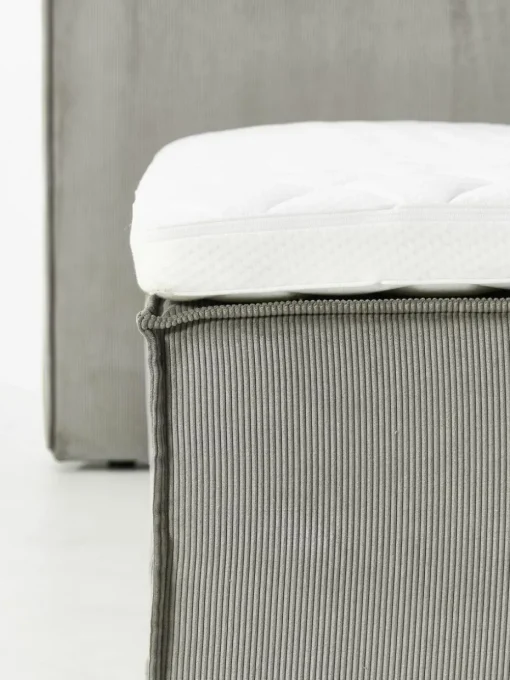Cord-Boxspringbett Lennon