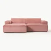 Cord-Ecksofa Melva (3-Sitzer)