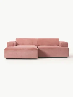 Cord-Ecksofa Melva (3-Sitzer)