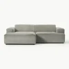 Cord-Ecksofa Melva (3-Sitzer)