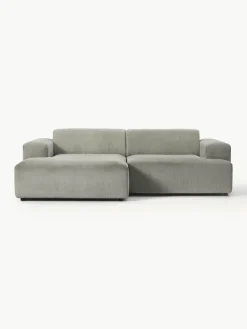 Cord-Ecksofa Melva (3-Sitzer)