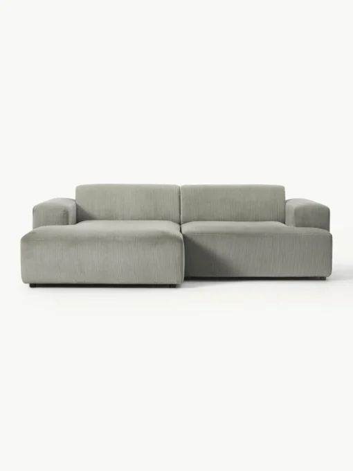 Cord-Ecksofa Melva (3-Sitzer)