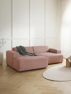 Cord-Ecksofa Melva (3-Sitzer)
