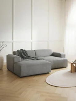 Cord-Ecksofa Melva (3-Sitzer)