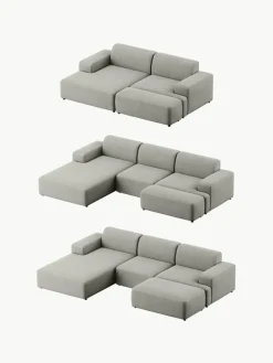 Cord-Ecksofa Melva (3-Sitzer)