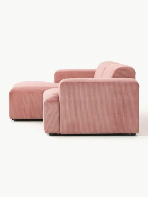 Cord-Ecksofa Melva (3-Sitzer)